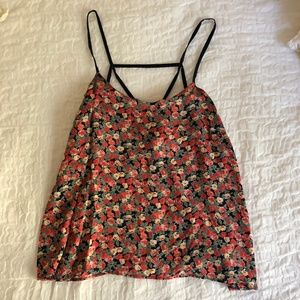 Topshop Floral Cami Top
